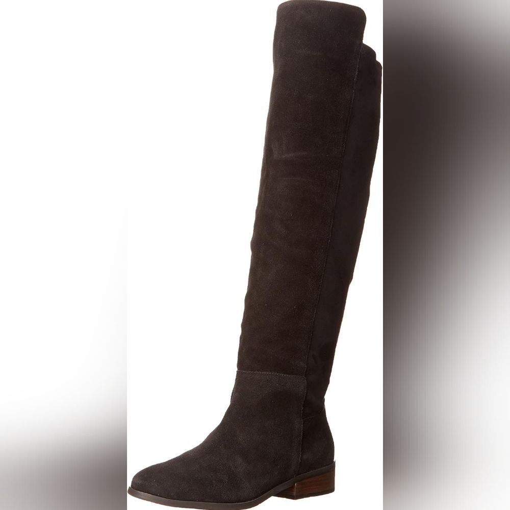womans tall soft leather dark Academia Scholarly knee-high western classy grunge - Picture 14 of 15